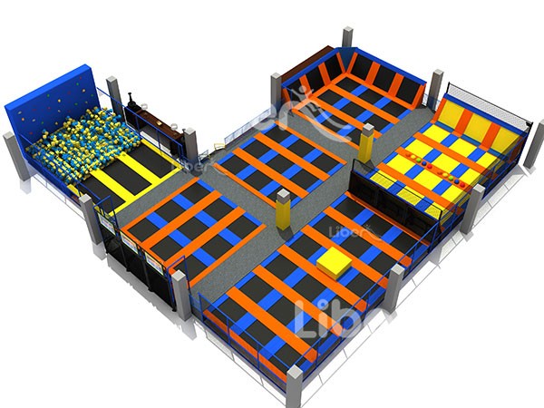 2017 China Indoor Customized Jump Trampoline Park Seller